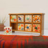Handcrafted 8 Ceramic Drawers Chest with Wooden Box