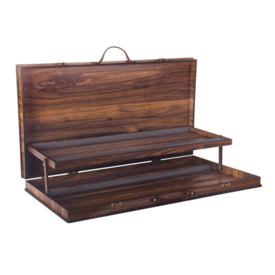 Wooden 120-Color Pencil Case with Drawer – Carno Edition for Artists