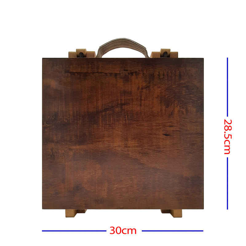 Wooden 120-Color Pencil Case with Drawer – Pasargad Collection for Artists