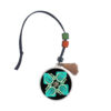 Islamic Car Rear View Mirror Pendant Adorned with the name of Muhammad Chahar Qul Verse