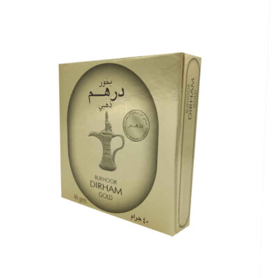 Dirham Gold Arabic Bakhoor - 40 Gram (Pack of 4)