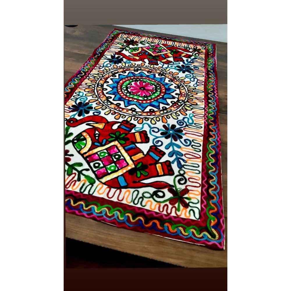 Embroidered Tapestry Wall Hanging – Balochi Heritage Shina Textile Art