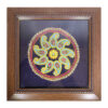 Persian Embroidered Tapestry Wall Hanging – Floral Pooneh Textile Art