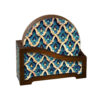 Antique Persian Coasters with Holder – Round Wooden Artistic Drink Protector Set