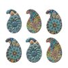 Minakari Persian Mandala Coasters – Wooden Artistic Drink Protector Set