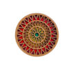 Wooden Geometric Coaster 2-Pack – Raika Design, Boho Style