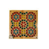 Wooden Geometric Coaster 2-Pack – Sorhe Design, Boho Style