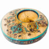 Tazhib Persian Floral Coasters – Round Wooden Artistic Drink Protector Set
