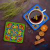 Artistic Tile Coasters – Square Wooden Drink Protector Set
