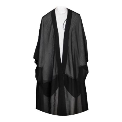 Men's Traditional Summer Bisht Cloak in Merino Fabric with Arab Design