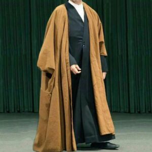Islamic Men’s Wool Bisht Cloak for Cold Seasons – Arab Heritage