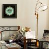 Muslim Style Wall Clock with Wood Inlaid 14 Masoomeen Pattern
