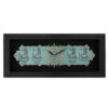Traditional Islamic Wall Clock Featuring Wood Inlaid 4 Qul