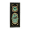 Islamic Decor Clock with Wood Inlaid Ayatul Korsi Design
