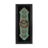 Islamic Wall Clock with Wood Inlaid Char Qul Design