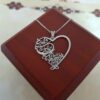 Islamic Silver Necklace with Va In Yakad Ghalb Medallion
