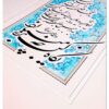 Elegant Ghateh Persian Calligraphy Art Painting on Paper Using Ink