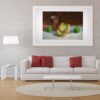 Original Realism Art Painting - Oil on Cardboard, Fruits