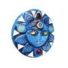 Decorative Persian Pottery Wall Hanging Amulet Model Khorshid