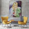 Original Realism Painting - Oil on Canvas, Woman