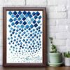 Rain Persian Calligraphy Ink Art on Paper by Roya Soleimani