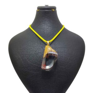Wood & Resin Necklace Handcrafted Artistic Bold Style Leili