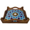 Bina Traditional Wooden Serving Tray - Persian Style Tea & Coffee Tray