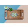 Ethnic Elaheh Wooden Serving Tray - Persian Artistry Tray