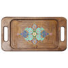 Ethnic Elaheh Wooden Serving Tray - Persian Artistry Tray