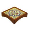 Gol O Morgh Wooden Serving Tray - Traditional Persian Artwork Drinks Tray