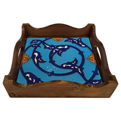 Haleh Handmade Tray – With Persian Charm, Perfect for Light Serving