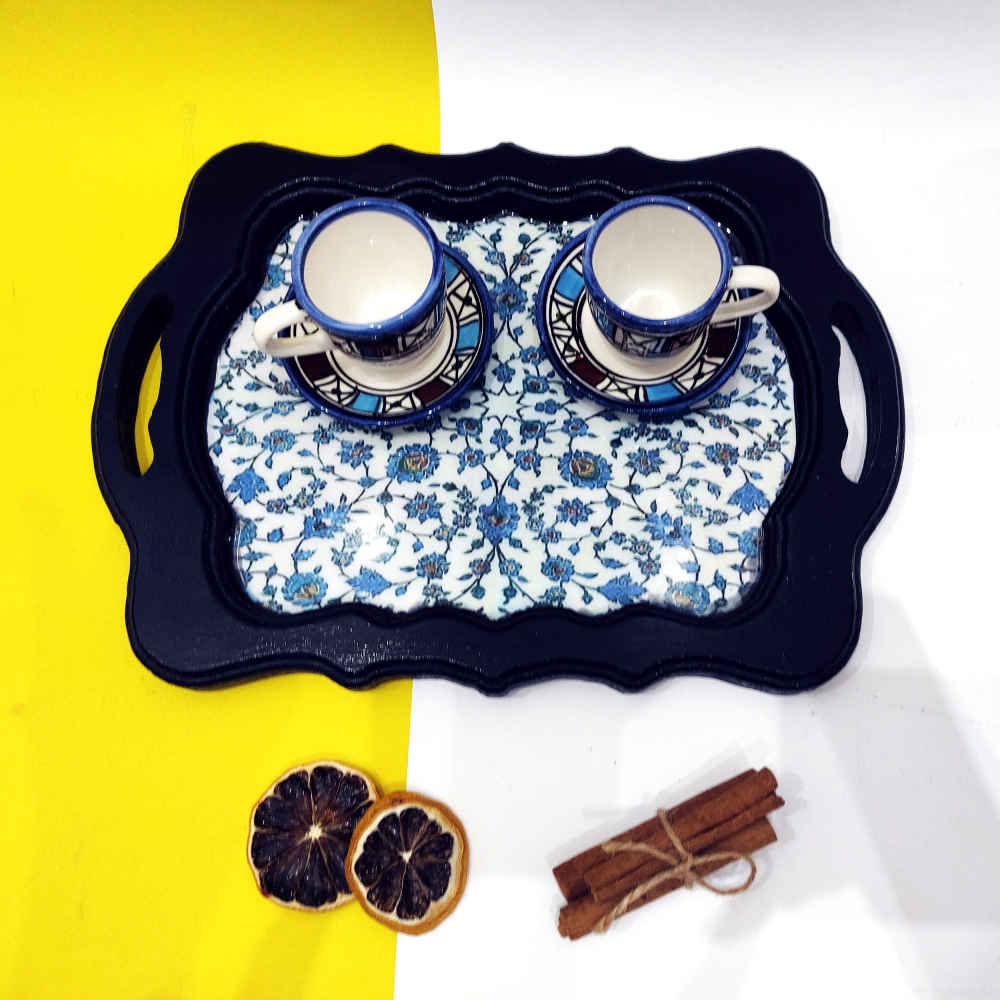Ethnic Hana Tea Serving Tray – Persian-Inspired Design