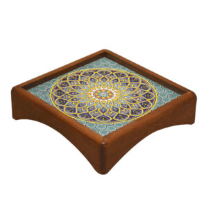 Khial Traditional Wooden Serving Tray – Persian Ethnic Tea & Snack Tray