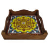 Ethnic Nava Persian-Inspired Serving Tray - Tea & Snack Tray