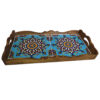 Nila Handmade Wooden Serving Tray - Traditional Persian Design Tray