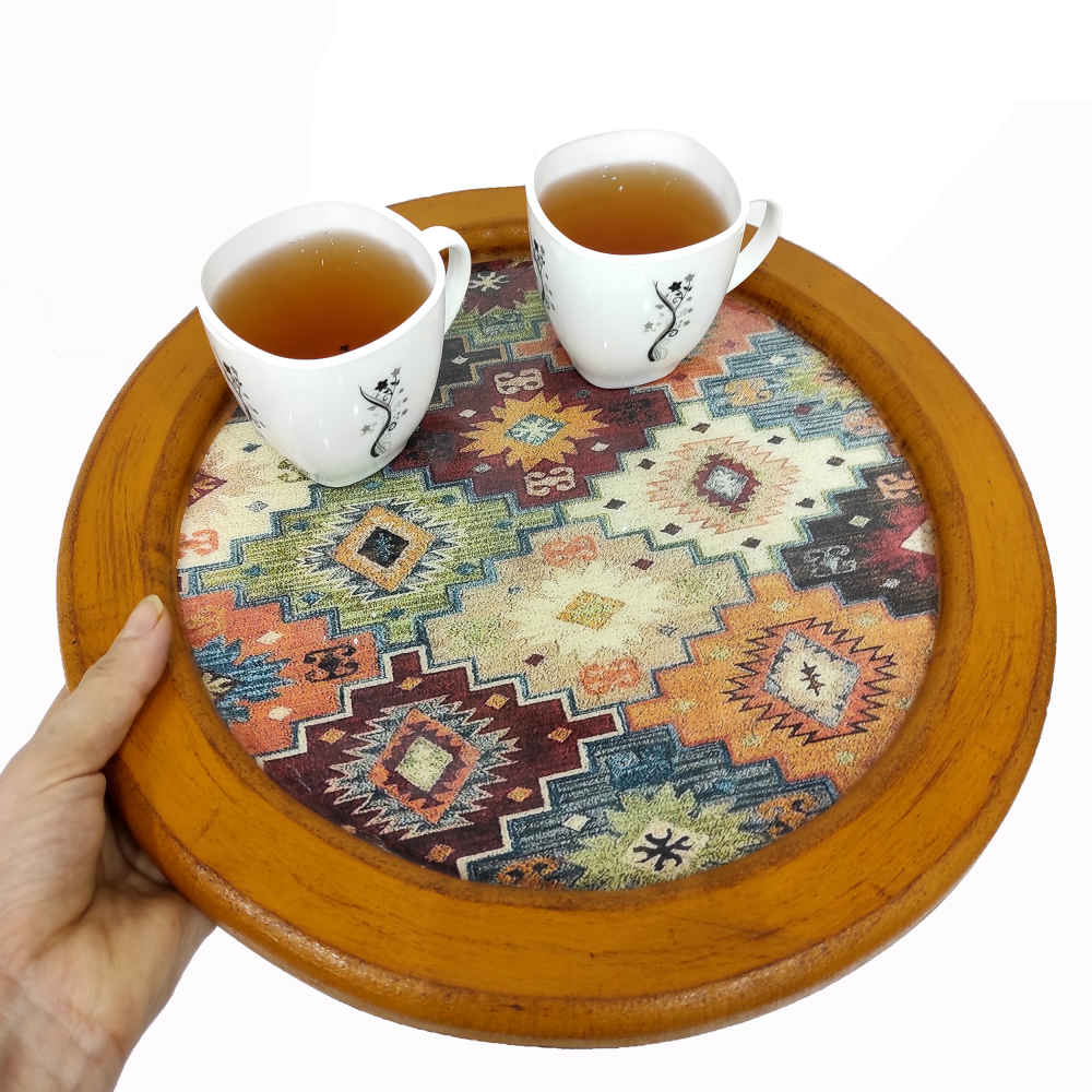 Ethnic Sonati Tea Serving Tray – Persian Daily Use Tray