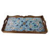 Tara Traditional Wooden Serving Tray - Ethnic Persian Tea Coffee Tray