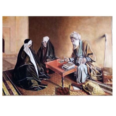 Original Realism Drawing - Pastel on Cardboard, Soothsayer