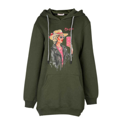 Women's Cotton Hoodie for Casual and Comfortable Everyday Wear Model 51598
