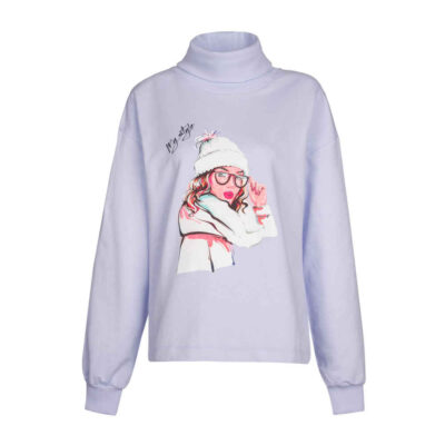 Women's Cotton Sweatshirt for Casual and Comfortable Everyday Wear Model 53526