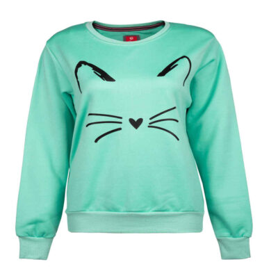 Women's Cotton Sweatshirt for Casual and Comfortable Everyday Wear Model 57627