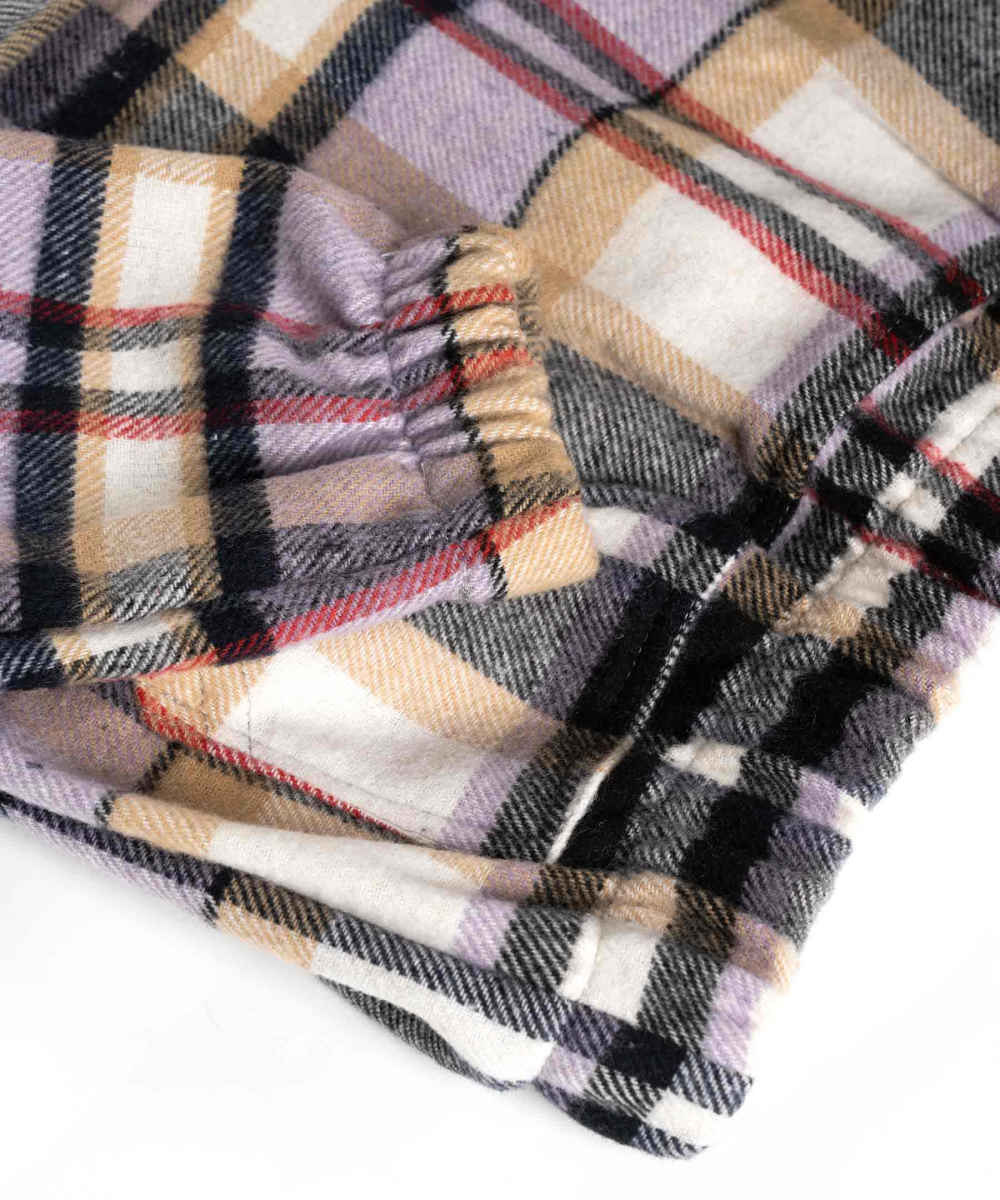 Woman’s Plaid Cotton Hoodie Model 58790