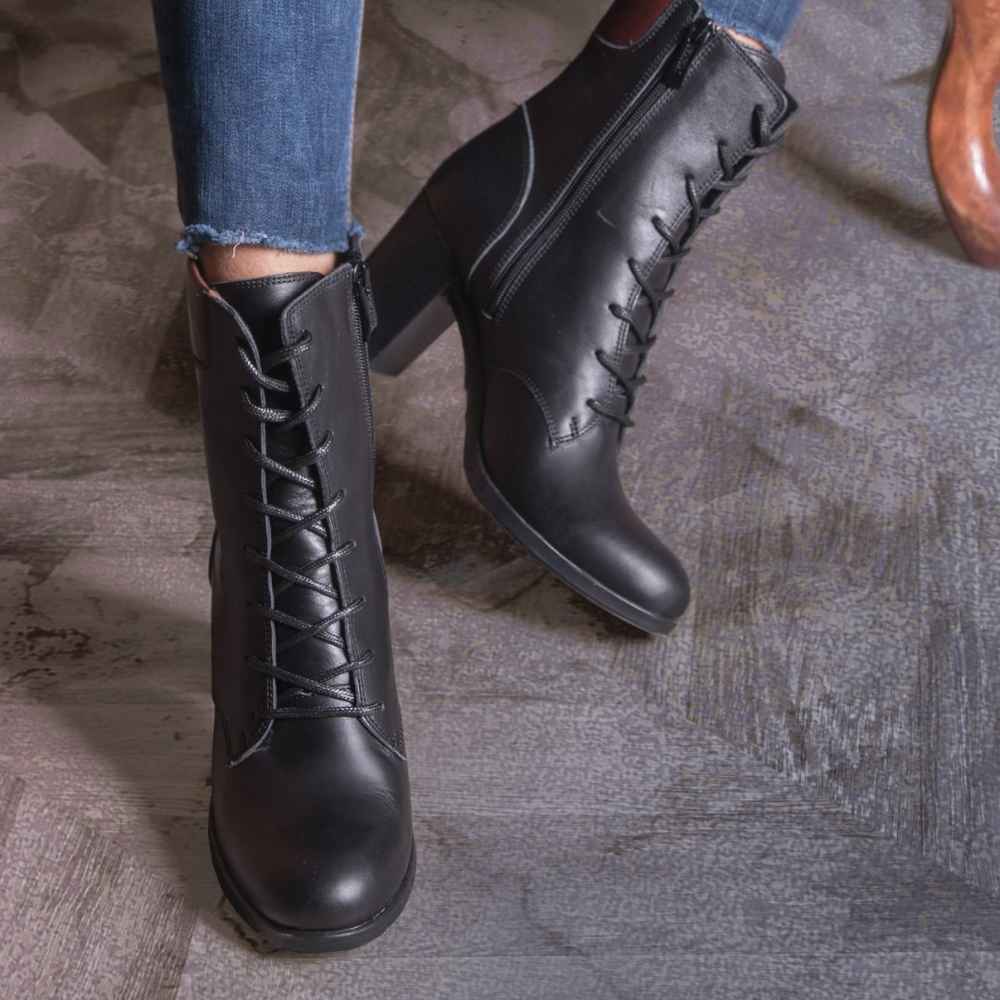 Ankle Leather Boots for Women – Model 114