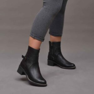 Ankle Leather Boots for Women – Model A254