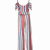 Striped Jumpsuit with wide Leg for Women Elvise