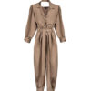 Fashion Blend Jumpsuit with Side Belt for Women Maya