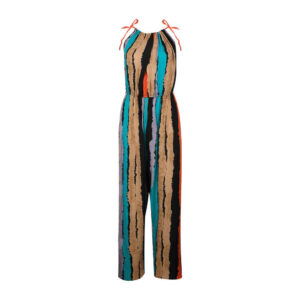 Striped Jumpsuit for Women with Wide Leg Hila