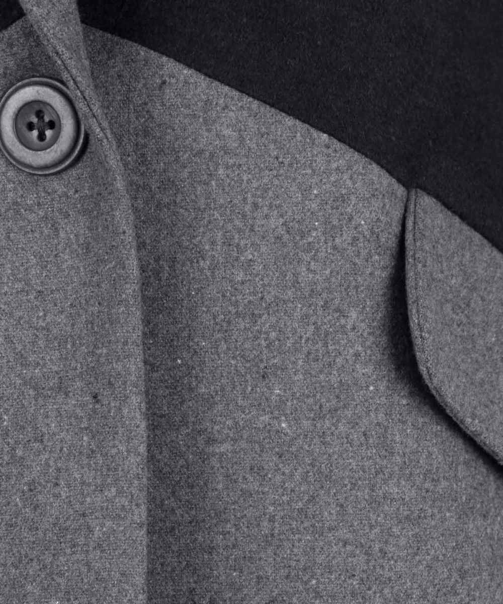 Double Breasted Wool Overcoat for Women – 37505