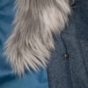 Double Breasted Wool Overcoat for Women with Fur Collar – Elegant & Warm