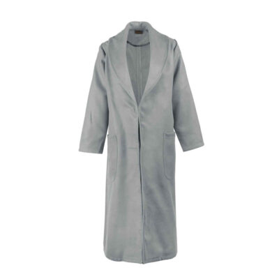 Women's Cotton Double Breasted Overcoat with Classic Tailored Silhouette
